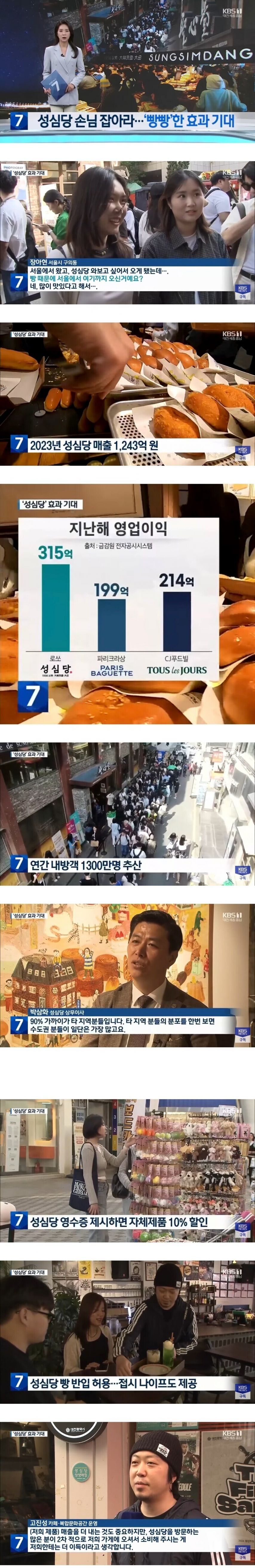 기회를 잘 잡고있는 대전 성심당 주변 가게들