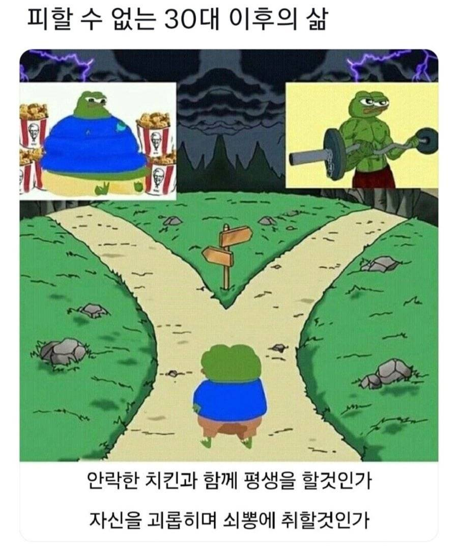 피할수 없는 30대 이후의 삶