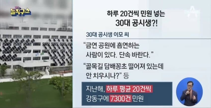 하루에 민원 20건씩 넣던 인간의 정체