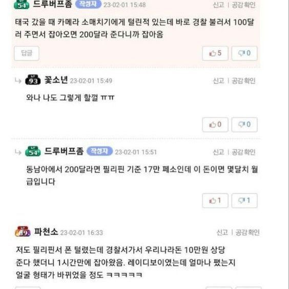 해외에서 소매치기 당했을때 tip